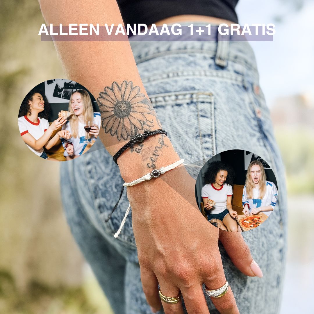 Foto armband 1+1 GRATIS